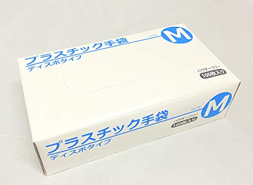 プラスチック手袋・グローブ Mサイズ